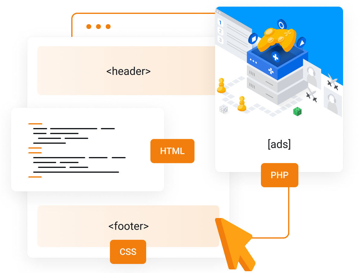 WordPress Hosting - Easy custom code snippets